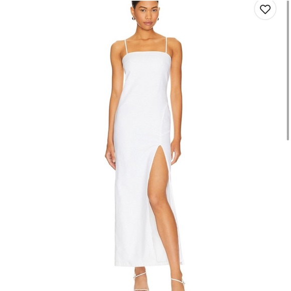SNDYS Palmer Dress in White - Picture 1 of 12
